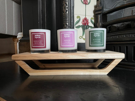 Candle Holder - Milltir Sgwâr